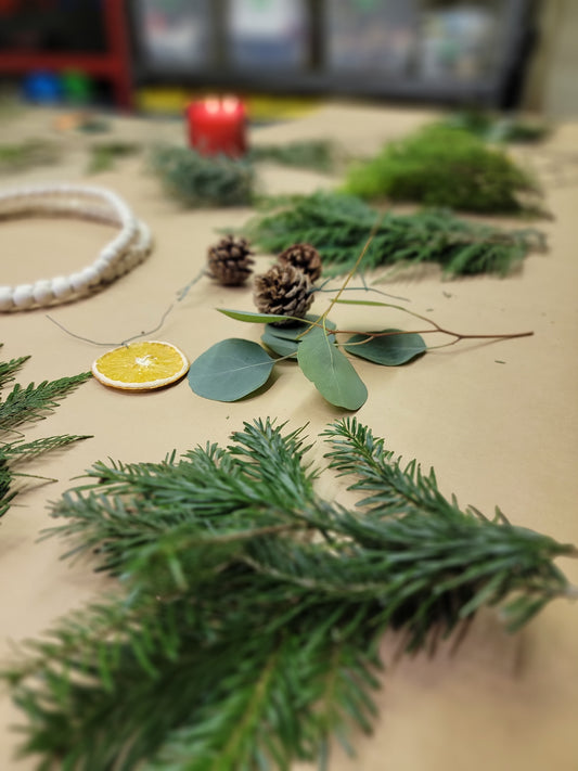 Mobile Private Wreath Workshop (10 people)