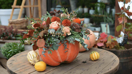 Pumpkin Floral Arrangement Workshop